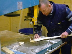 Hurling Stick Production Process at P. O'Kane hurls in Northern Ireland