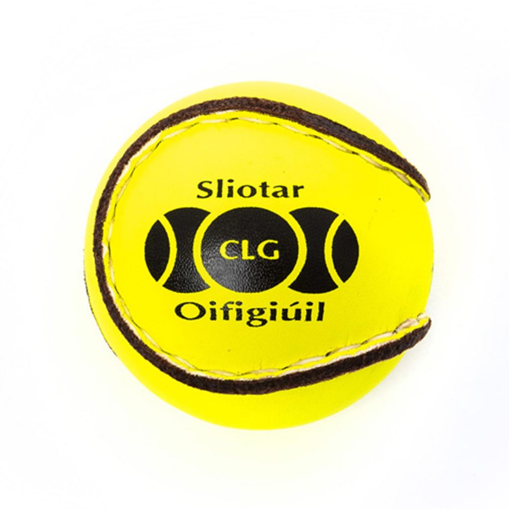 Slitors Official Match Sliotars Yellow - P O'Kane Hurls